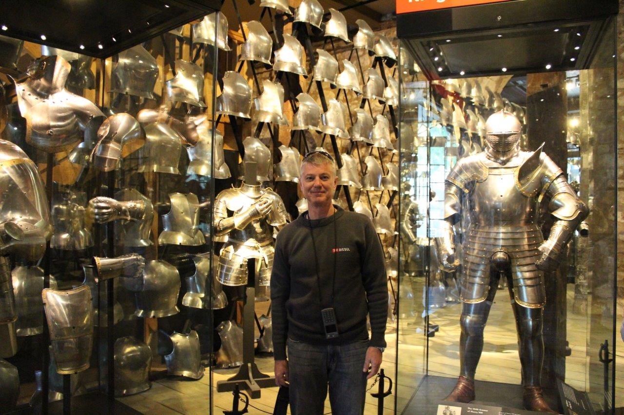 The White Tower Armoury at The Tower of London