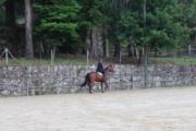 Donna Riding Celtic Warrior at Hippikos