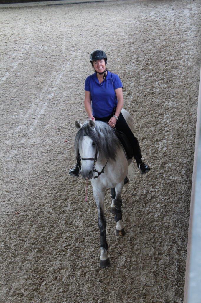 Donna Riding Venturoso at Hippikos